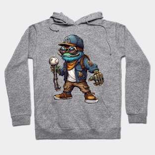 Cute steam punk Monster Hoodie